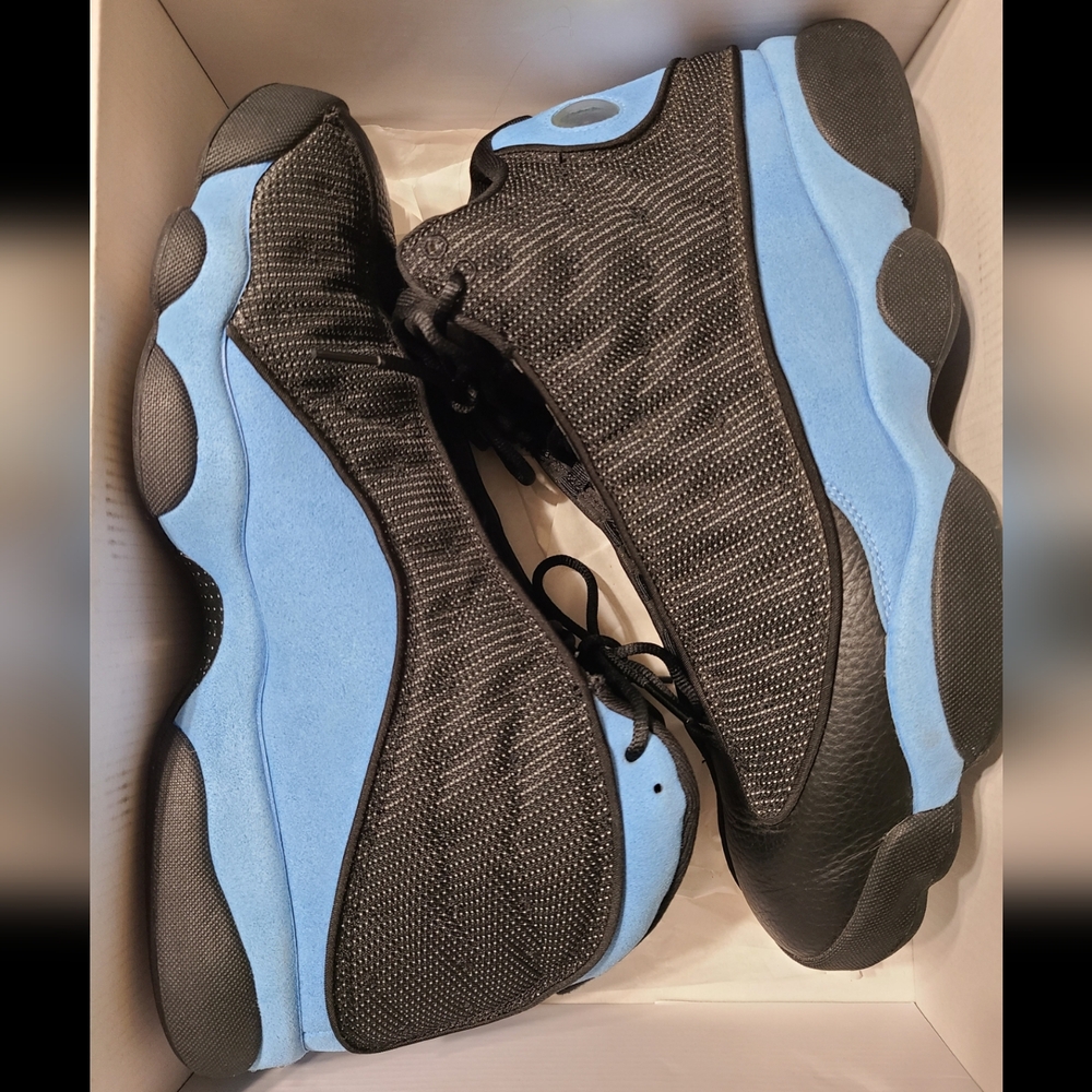 Jordan 13 Black University Blue Shoes